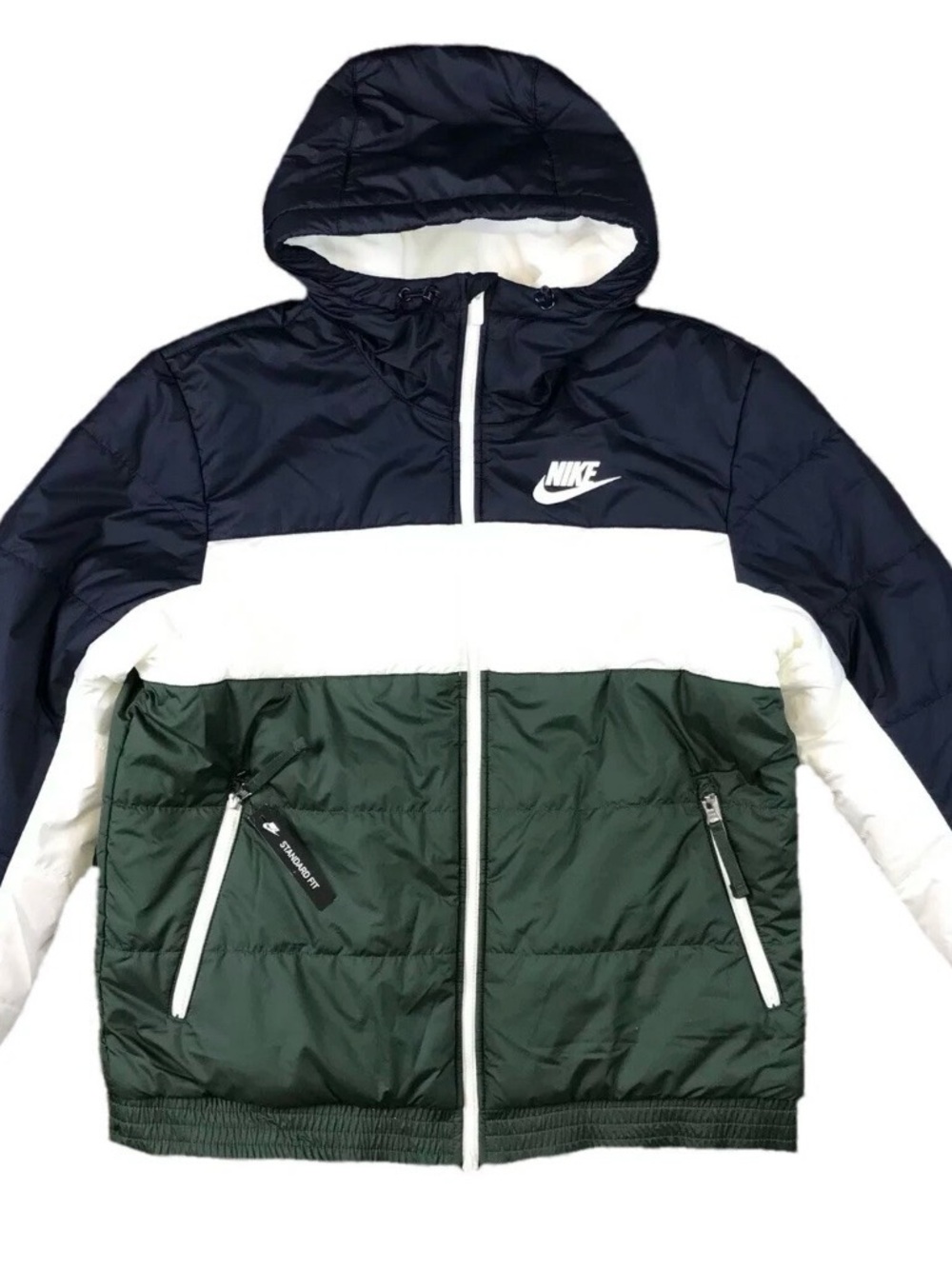 Nike Sportswear NSW Full Zip Mens Hooded Puffer Jacket Size Large -NWT -M